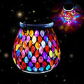 Mosaic Solar Porch Lanterns, Classic Waterproof LED
