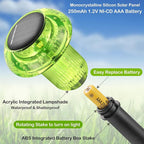 8-Pack Solar Pathway Lights, Waterproof LED Garden Lights