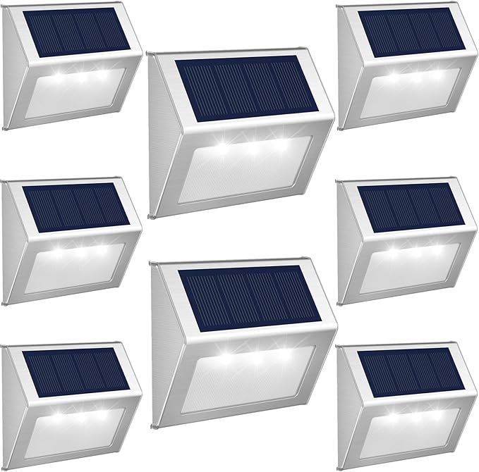 Solar Patio Lights, Cool White LED