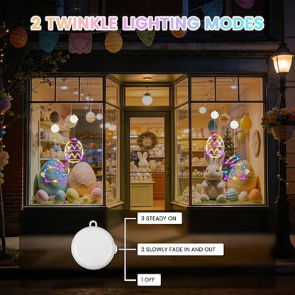 4-Pack LED Patio String Lights, Waterproof Outdoor