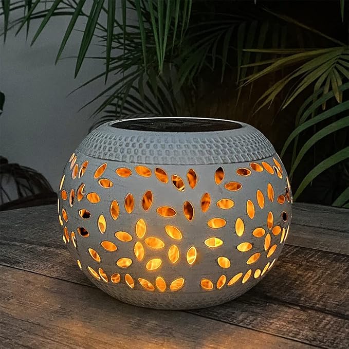 Courtyard Solar Porch Lanterns, Classic Waterproof LED