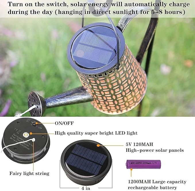 Solar Path Lights, Outdoor Driveway LED
