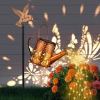 Butterfly Solar Hanging Lanterns, Rustic Patio Decor