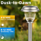 6-Pack Solar Landscape Lights for Yard