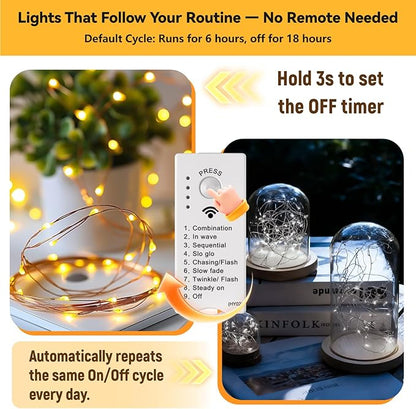 Christmas Yard String Lights, 16ft 50 LED Waterproof