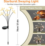 2-Pack Solar Pathway Lights, Waterproof LED Driveway Lights