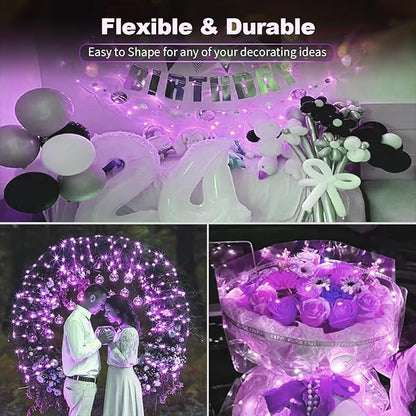 20-Pack 7ft Christmas LED String Lights, Waterproof Timer Lights