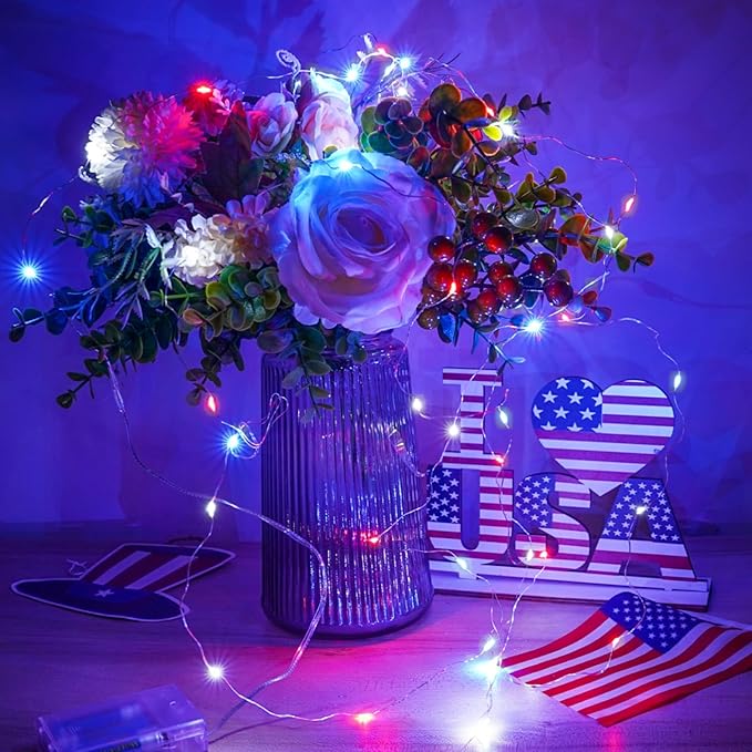 16ft White Outdoor Edison String Lights, Weatherproof