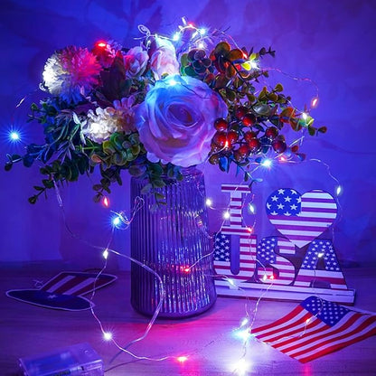 16ft White Outdoor Edison String Lights, Weatherproof
