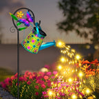 Solar Butterfly Lanterns 2-Pack, Yard Hanging LED Decor