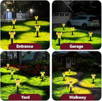 Solar Pathway Lights 4-Pack, Walkway LED