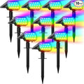 10-Pack Solar Spotlights, Garden Lights