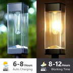 8-Pack Solar Path Lights, Outdoor Yard LED