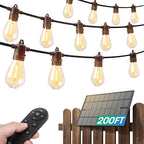 200ft String Lights for Yard, Waterproof LED