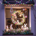 66ft Multicolor Outdoor Edison String Lights, Weatherproof