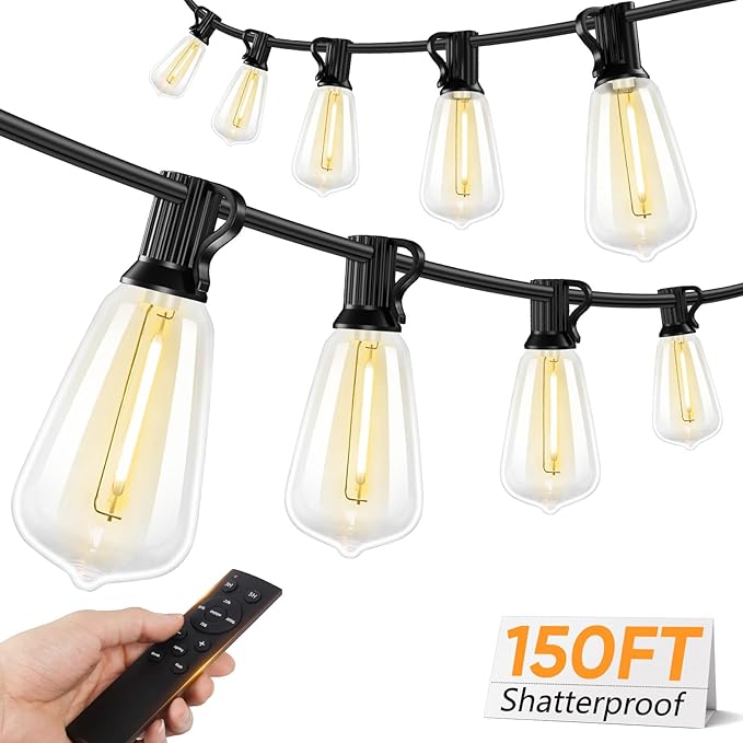Christmas Twinkle Lights, 150ft Waterproof for Porch