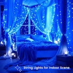 Christmas Yard String Lights 2-Pack, 66ft 200 LED Waterproof