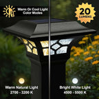 Upgraded Solar Post Cap Lights for Patio, LED