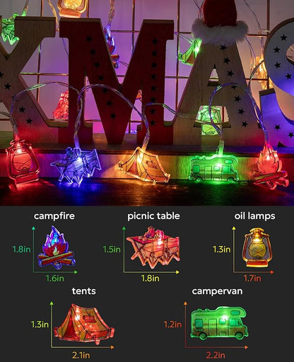 Christmas String Lights, 20 LED Waterproof Twinkle Lights