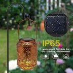 Hummingbird Solar Lantern Set, Decorative Patio Lighting
