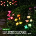 Solar Driveway Path Lights 6-Pack, IP65 Waterproof