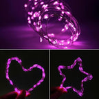 Christmas String Lights, 16ft 50 LED Waterproof Twinkle Lights