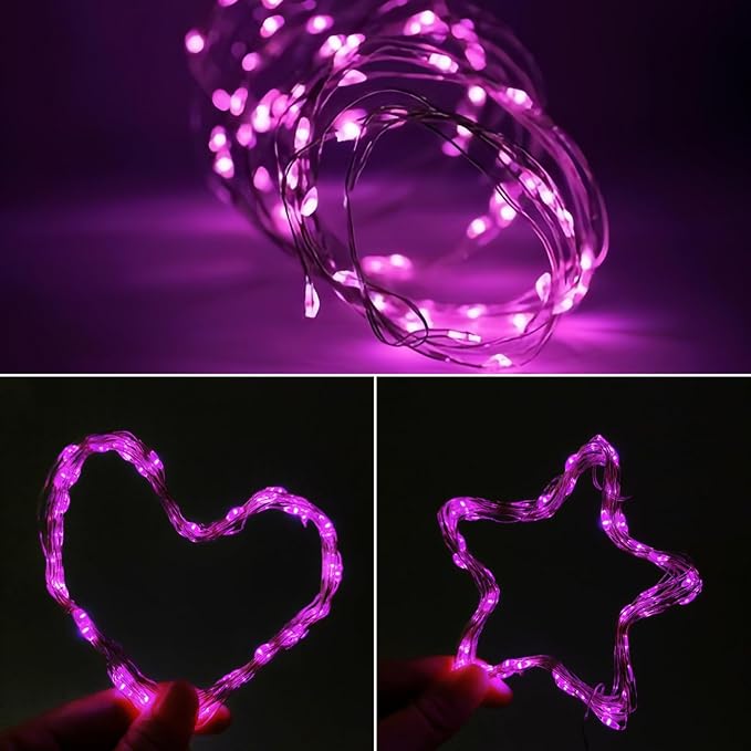 Christmas String Lights, 16ft 50 LED Waterproof Twinkle Lights