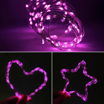 Christmas String Lights, 16ft 50 LED Waterproof Twinkle Lights