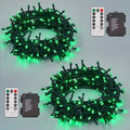 Christmas Yard String Lights 2-Pack, 33ft 100 LED Waterproof