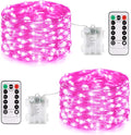 2-Pack 400 LED Christmas Twinkle Lights, 132ft Waterproof for Porch