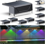 Motion Sensor Solar Stair Lights, Warm White LED