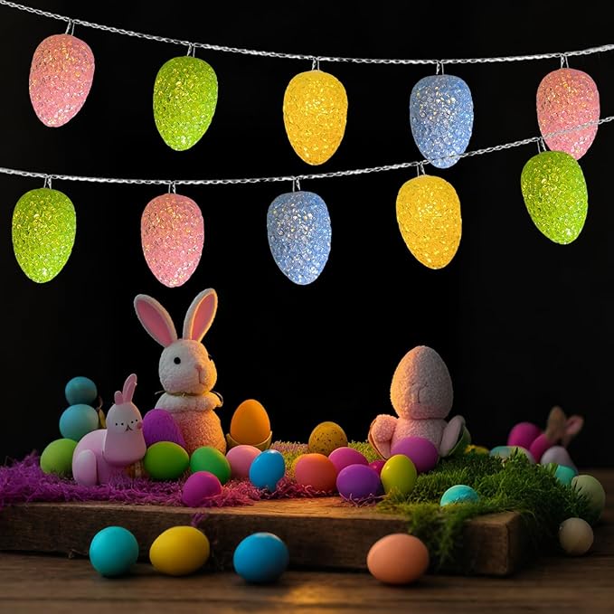 Outdoor String Lights, 7ft Waterproof LED