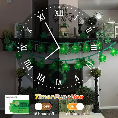 Green Yard String Lights, 5ft Weatherproof LED