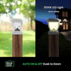 Solar Post Cap Lights, White Waterproof
