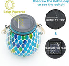 Mosaic Solar Lanterns, Waterproof LED Porch Lights