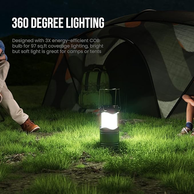 4-Pack Garden Solar Outdoor Lanterns, Metal Waterproof LED