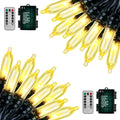 Christmas String Lights, 18ft 50 LED Waterproof Twinkle Lights
