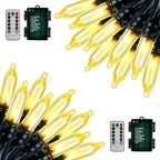 Christmas String Lights, 18ft 50 LED Waterproof Twinkle Lights