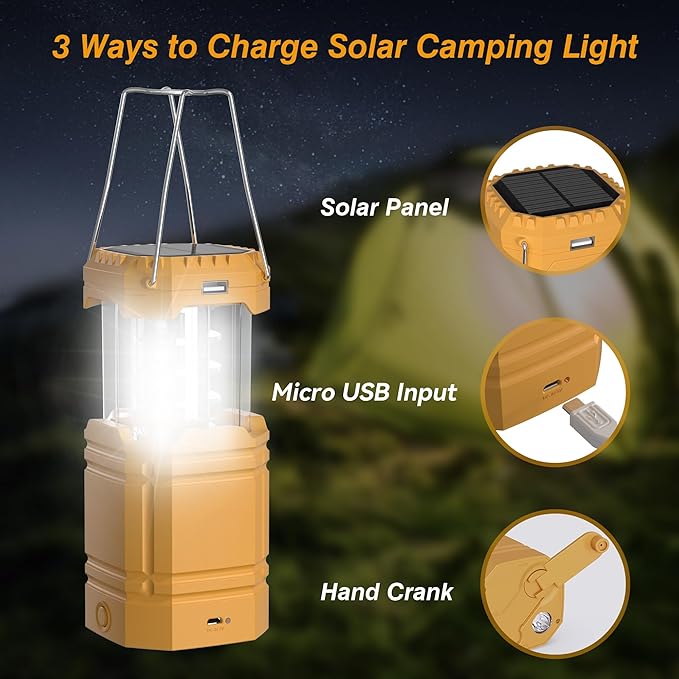 Multi-Function Rechargeable Camping Lantern