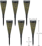 6-Pack Solar Landscape Lights for Garden