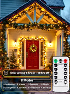 Christmas Fairy Lights, 33ft 100 LED Battery Twinkle Lights