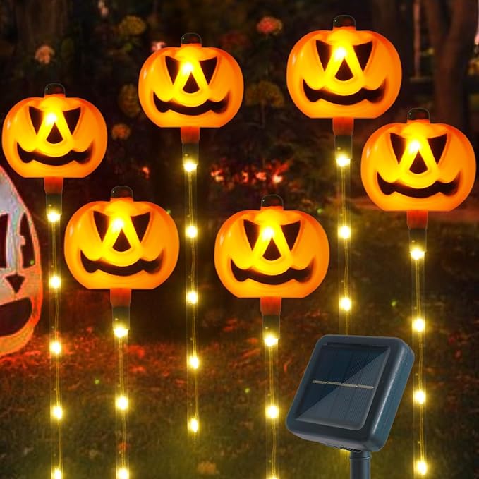 Solar Pathway Lights 6-Pack, Driveway LED