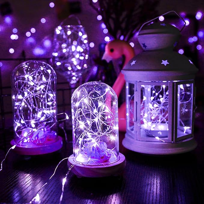 Christmas Porch String Lights 12-Pack, 7ft 20 LED Waterproof
