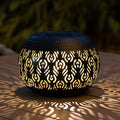 Rustic Peacock Solar Lanterns for Outdoor, Waterproof LED