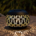 Rustic Peacock Solar Lanterns for Outdoor, Waterproof LED