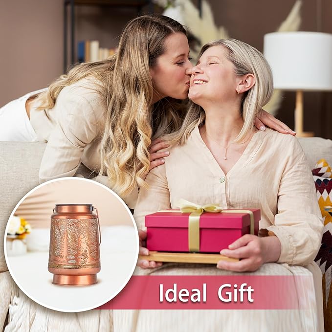 Bigfoot Solar Lanterns Outdoor Waterproof Hanging Solar Lights Big Foot Sasquatch Gifts for Men Women Metal Decorative LED Lanterns for Yard, Patio, Lawn, Pathway, Landscape, Garden Decor