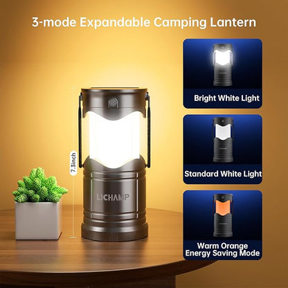 Multi-Function Rechargeable Camping Lantern