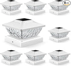 8-Pack Solar Post Cap Lights for Patio, LED