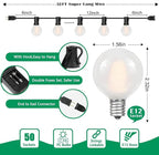 50ft Christmas LED String Lights, Waterproof Timer Lights
