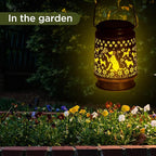 Solar Dog Lanterns, Backyard Hanging LED Decor